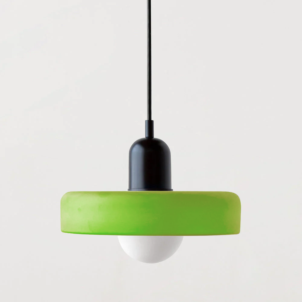 Norvo | Scandi Bauhaus Pendellampe – Stilig oransje taklampe for moderne rom