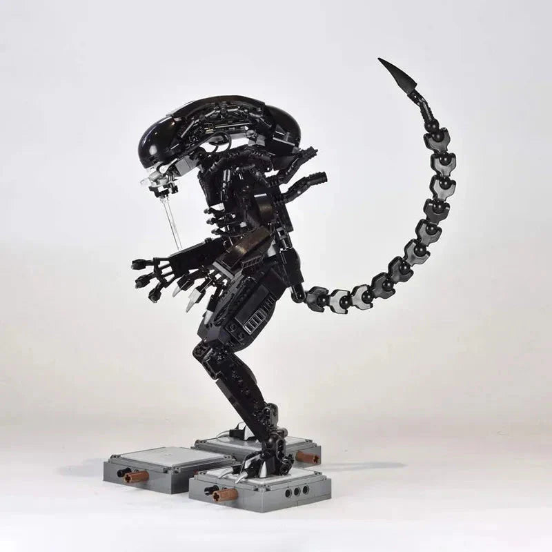 Norvo | 600PCS Prometheus Aliens Vs Predator Romvesen Figur Mech Modell Byggestein Leketøy Barnegave