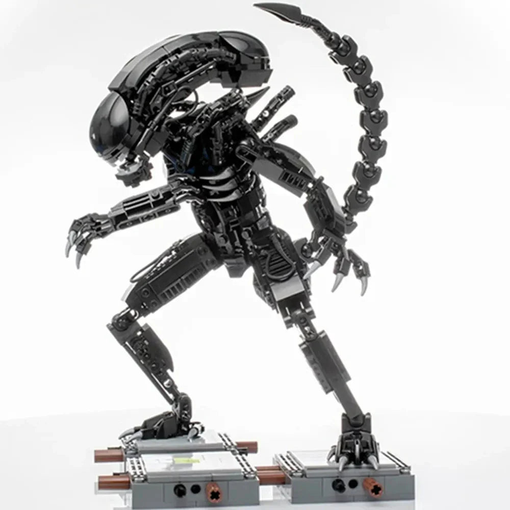 Norvo | 600PCS Prometheus Aliens Vs Predator Romvesen Figur Mech Modell Byggestein Leketøy Barnegave