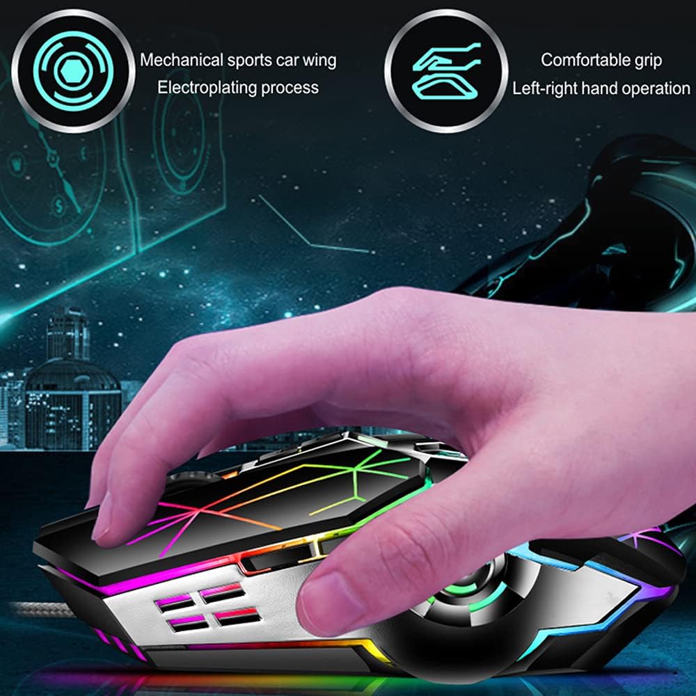 Norvo | 87-Tast Mekanisk Gaming Tastatur RGB Bakgrunnsbelyst Blå Bryter