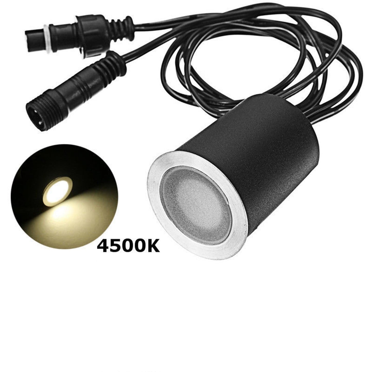 Norvo | Smy Lighting 16-Pakke Innfelt Led Deck Lys, Ip67 Vannavvisende, 4500K Naturlig Hvit, Utendørs Bruk