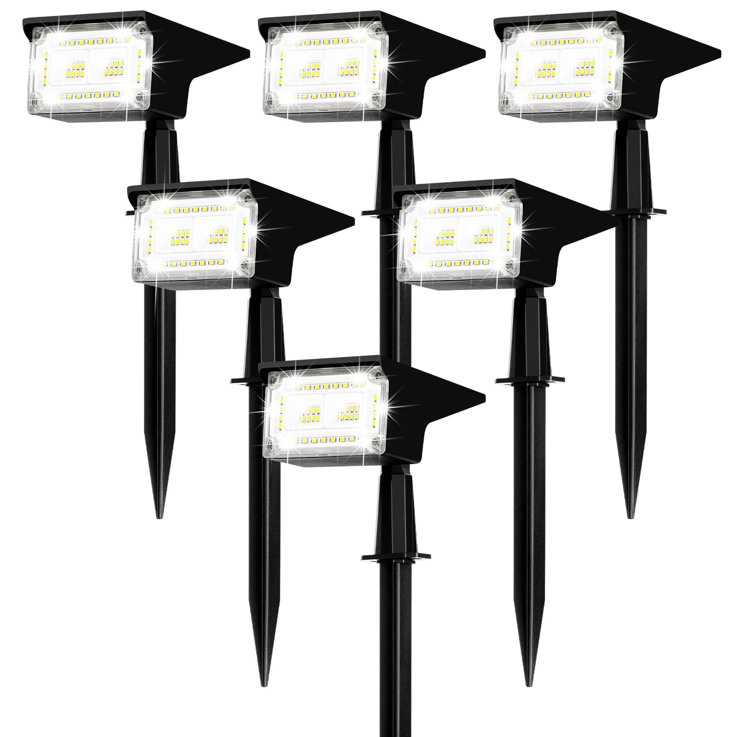 Norvo | Zjojo Solbelys For Ute, Sol Spot Lys Utendørs 40 Leds Ip65 Vanntett, Sol Utendørs Lys For Hage Gård Med 4 L