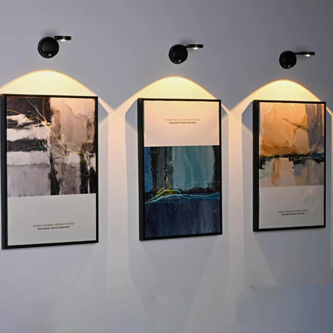 Norvo | Veggspotlight – SmartGlow – oppladbar LED – bevegelsessensor