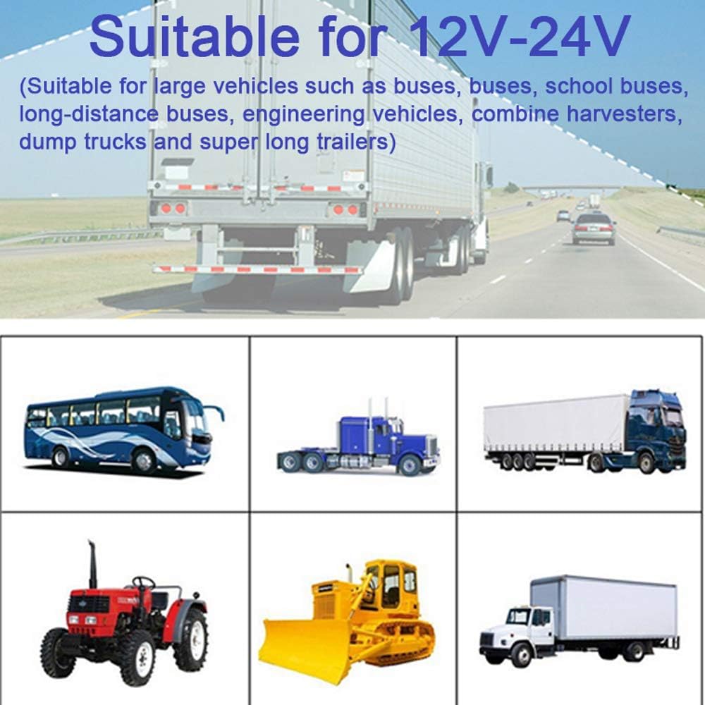 Norvo | Truck Backup Camera 12V/24V med 18 LED IR Nattlys IP68