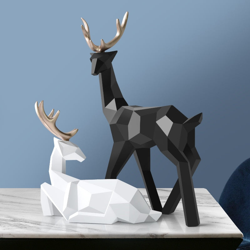 Norvo | Abstrakte Hjortefigurer Par