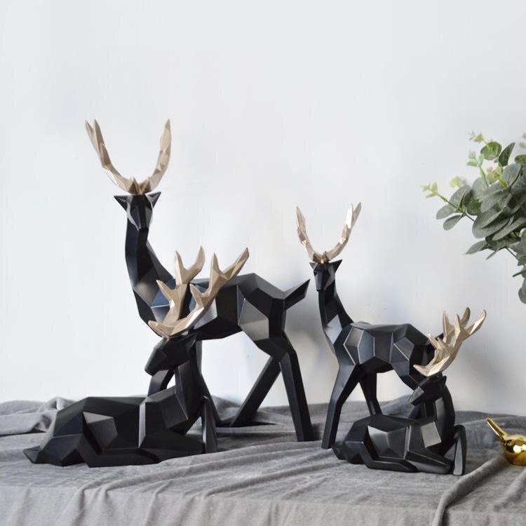 Norvo | Abstrakte Hjortefigurer Par