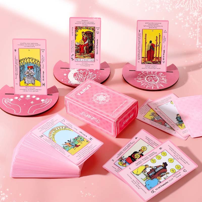 Norvo | Rosa Tarot Kortstokk Settkolleksjon
