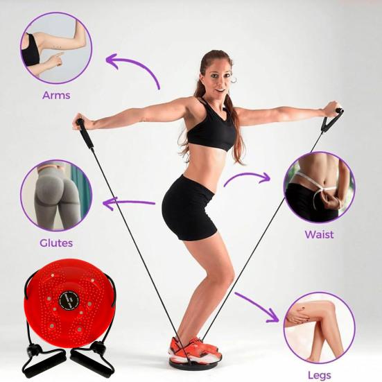 Norvo | Waist Whisper Twisting Disc Pro | Magnetisk Massasje Balansebrett for Kjerne Styrke & Midje Trening Hjemme