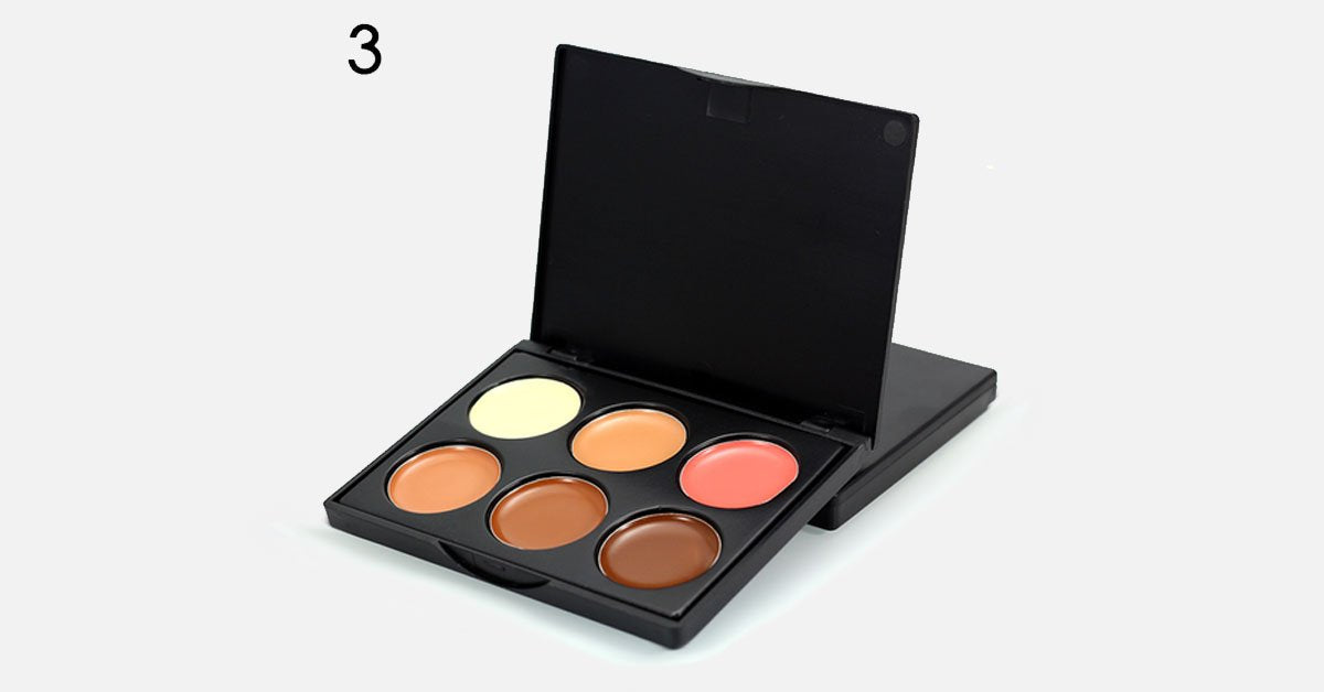 Norvo | 6 Farger Krem Contour Palette – Oppnå god dekning og et sømløst utseende