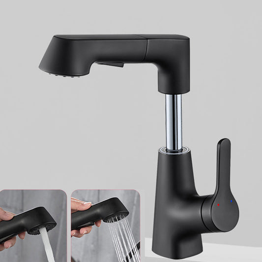 Norvo | Moderne Kran Solid Kobber Centerset Baderomskran