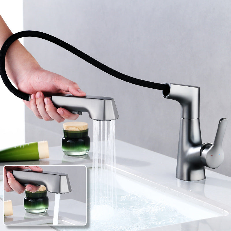 Norvo | Moderne Kran Solid Kobber Centerset Baderomskran