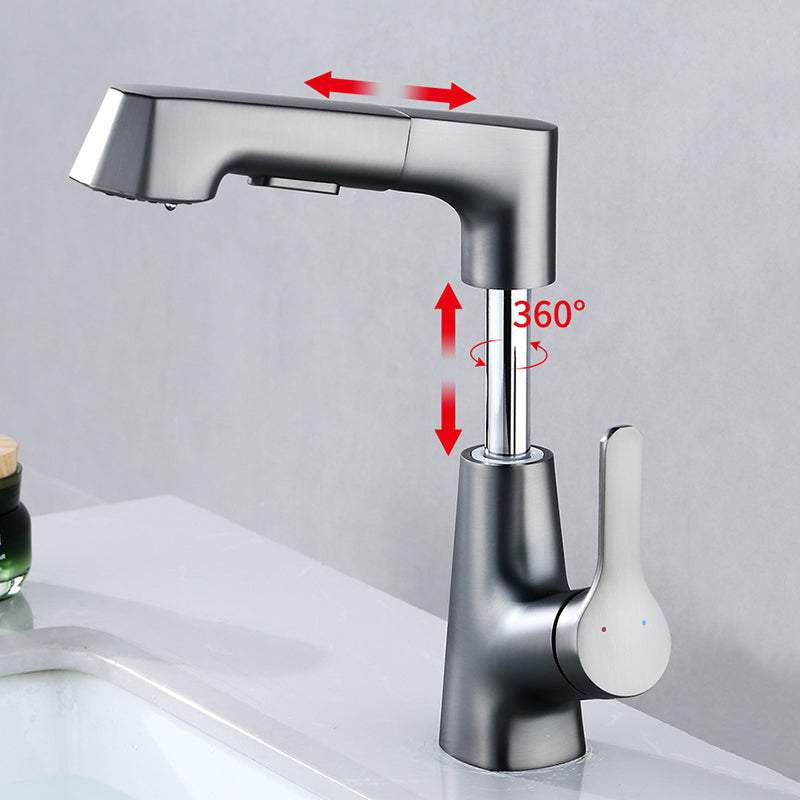 Norvo | Moderne Kran Solid Kobber Centerset Baderomskran