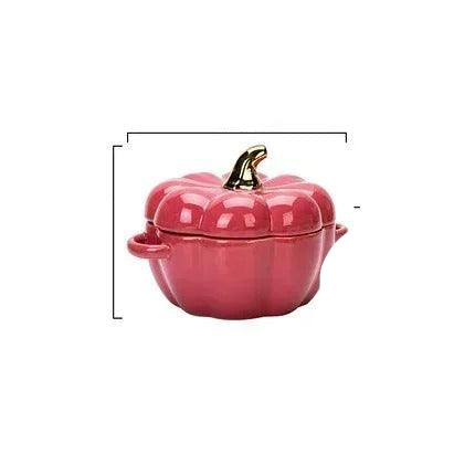 Norvo | Stilig keramisk gresskar bolle for servering av retter