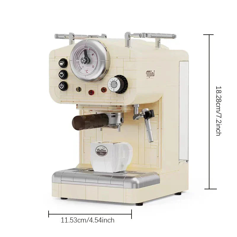 Norvo | 678PCS Kreativ Serie Klassisk Kaffemaskin Byggeklosser Automatisk Drikkemaskin Modell Byggeleker Gave til Barn