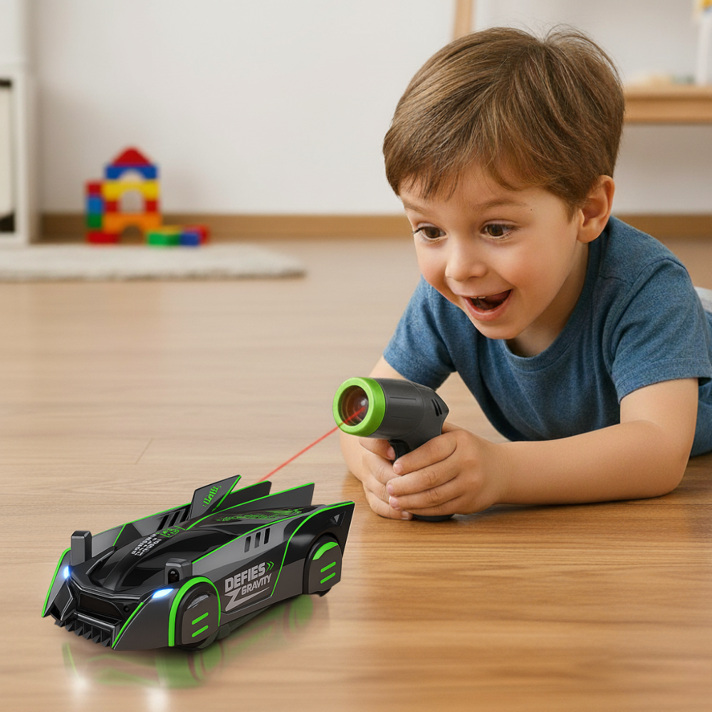 Norvo | Barn Fjernstyrt Bil Veggklatring Laser RC Leketøy