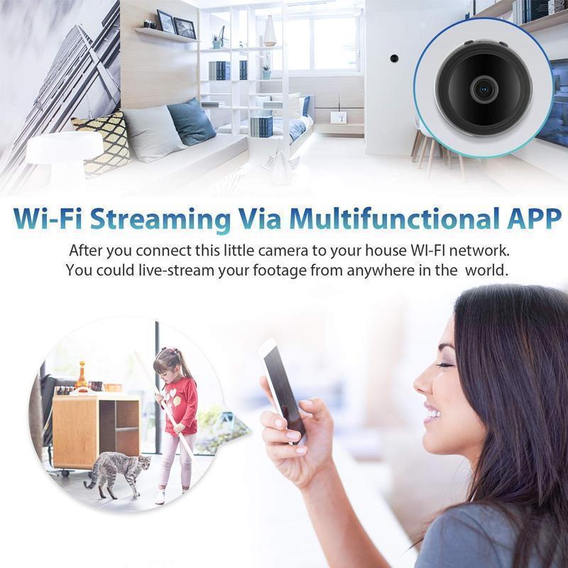 1080p Magnetisk WiFi Mini Kamera - RV Campingvogn Bakoverkamera