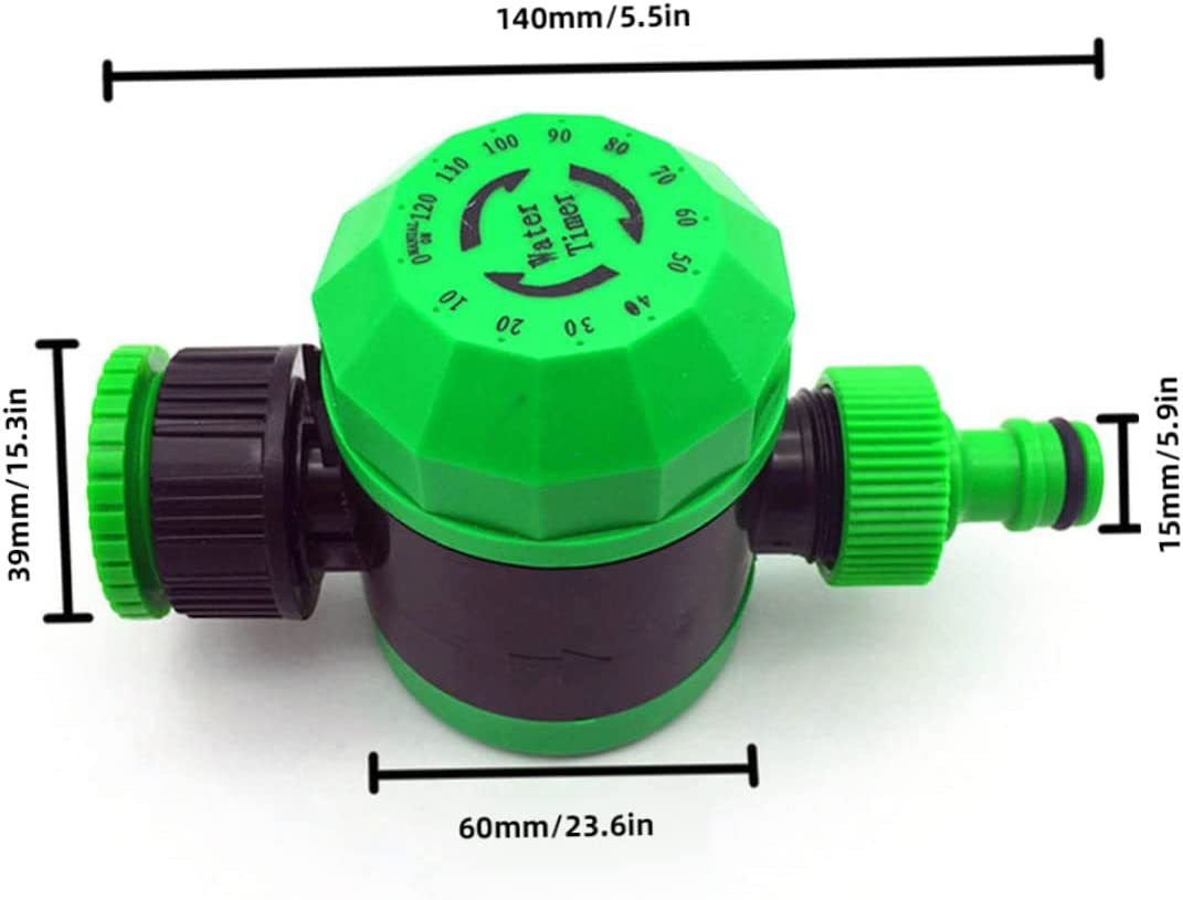 Norvo | Automatisk Vanning Timer for Hage – Justerbar Vanningstid for Planter