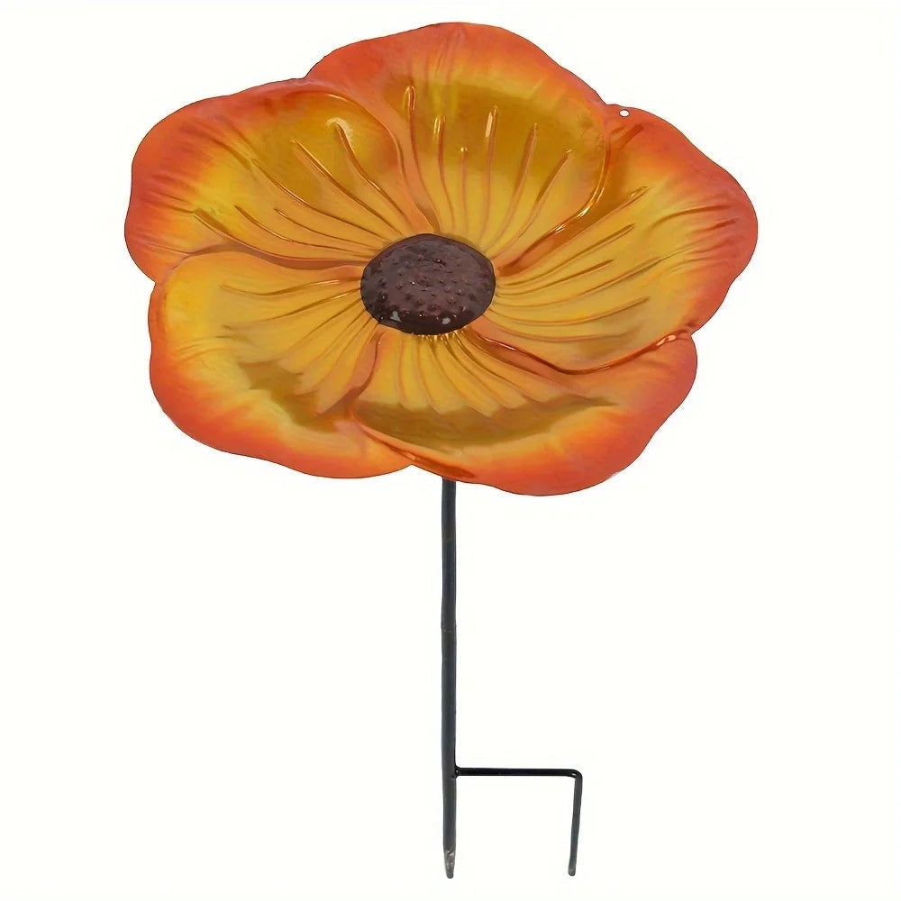 Norvo | Blomformet fuglemater og fuglebad for hage