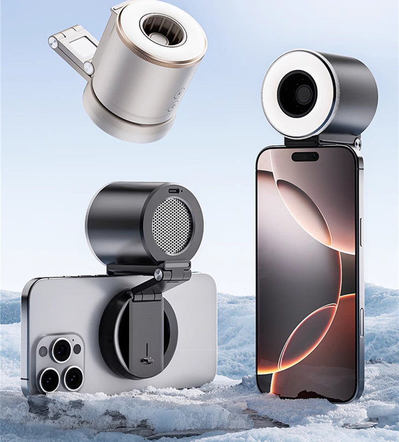 Norvo | 500mAh Magnetisk Sammenleggbar Telefon Stativ Vifte