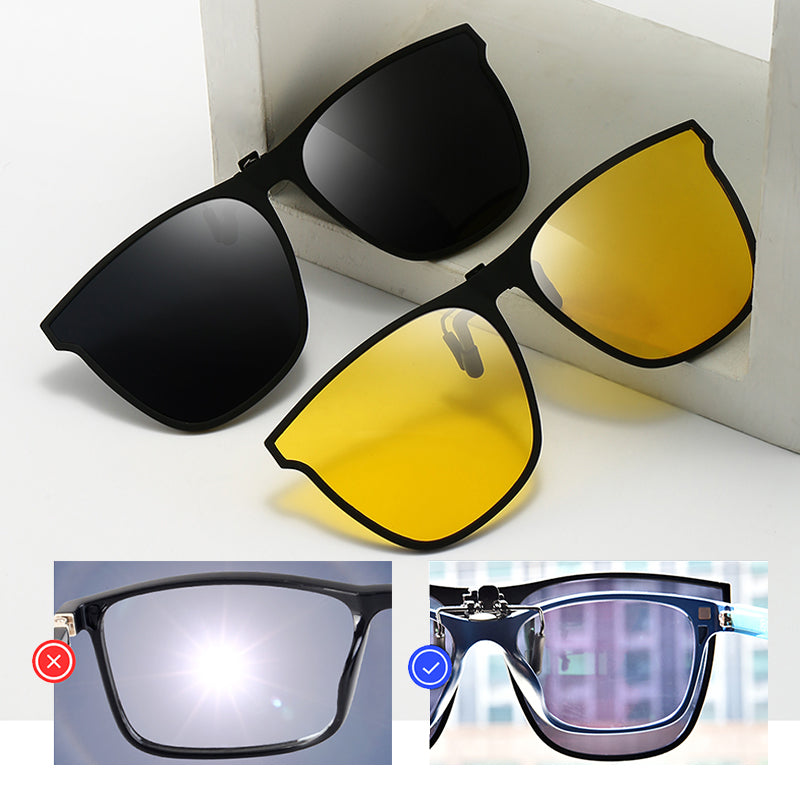Ny type solbrille klips