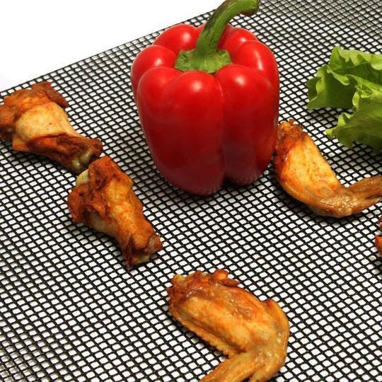 Norvo | Teflon Non-stick BBQ Grill Mesh Mat for gjenbrukbar rengjøring