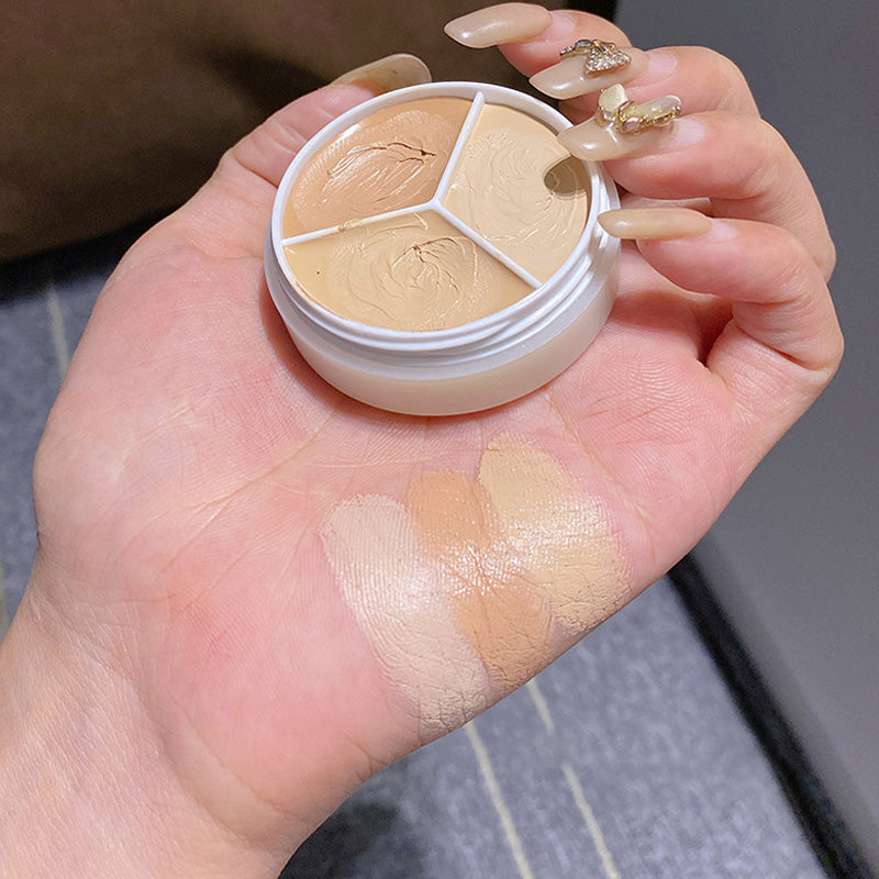 Norvo | Tri-Farge Concealer Palette for Akne Flekkene og Mørke Sirkler