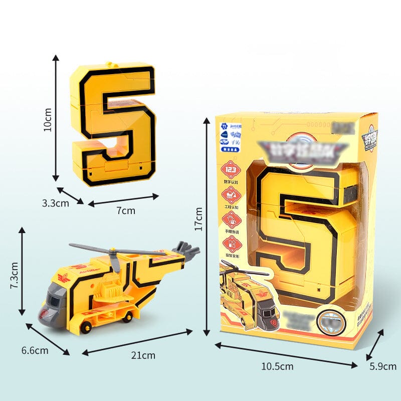 Norvo | Toy Deformation Number Transformer for Kids