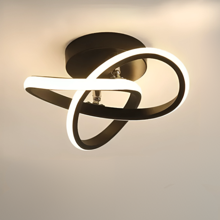 Lumineo Duo - Moderne LED Taklampe med 2 Ringer