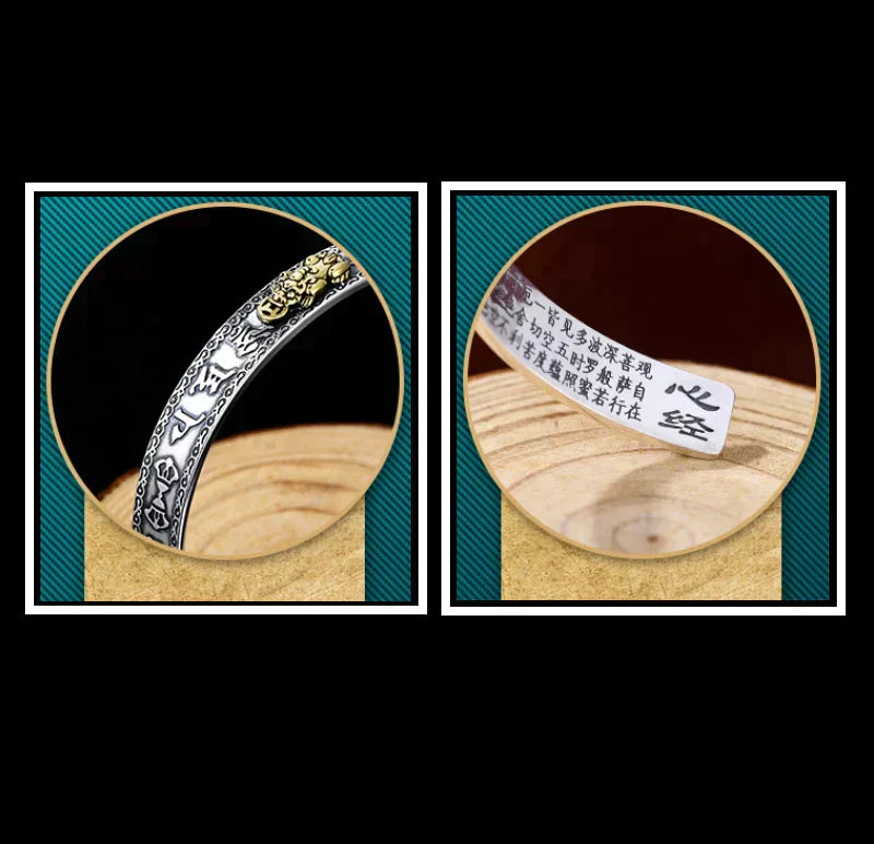 Seksuell Sølv Pixiu Armbånd for Velstand | Oppdag Magien av Kinesisk Mytologi Norvo