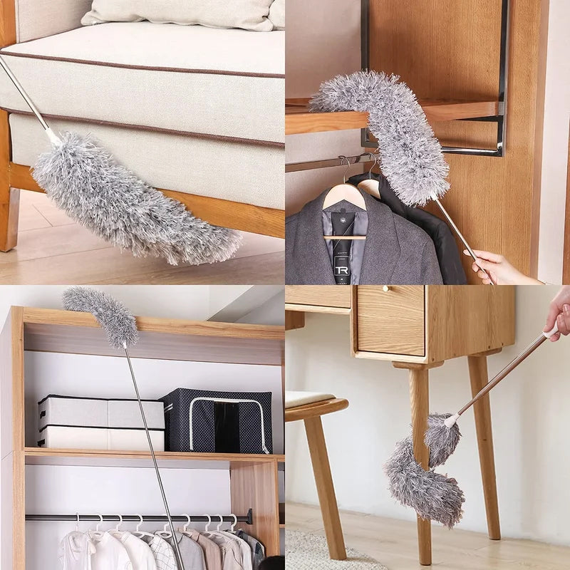 Norvo | Utvidbar vaskbar buet mikrofiber støvkost