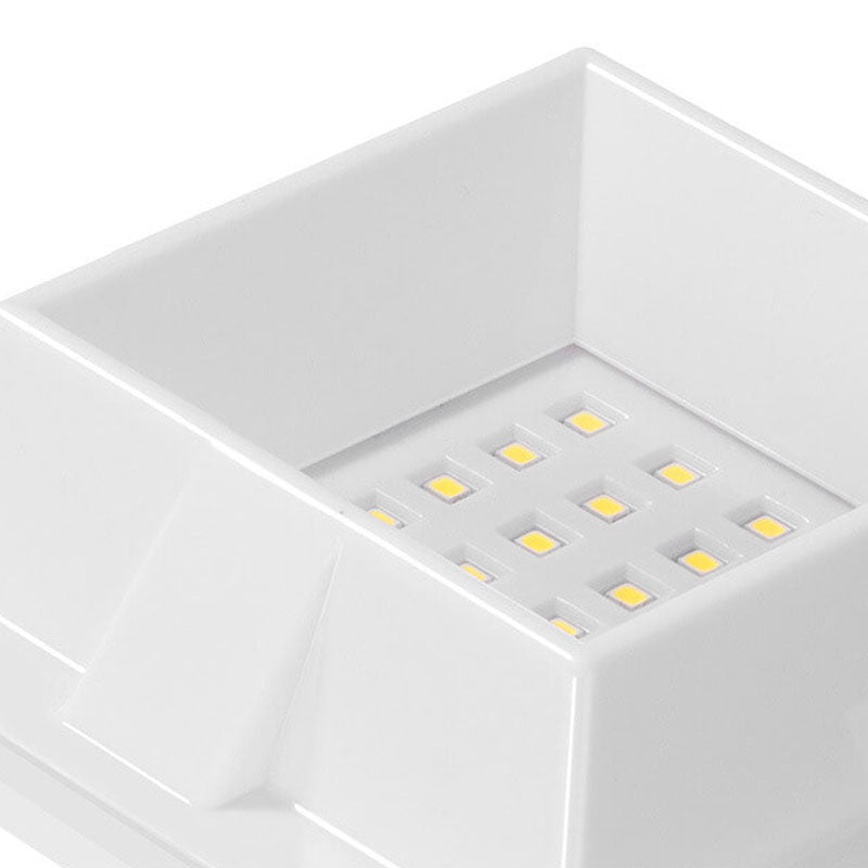 Norvo | Solar UFO-formet design gjerde lys LED utendørs vegglampe