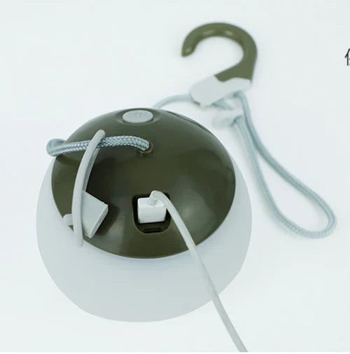 Norvo | Retro LED Campinglampe - Oppladbar USB Lys