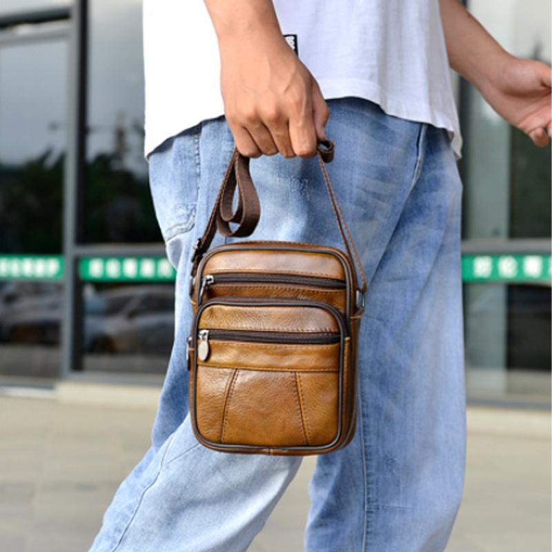 Norvo | Vintage Skulderveske for Menn