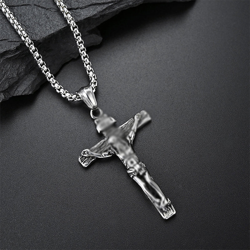 Norvo | Titanium Steel Cross Pendant Necklace