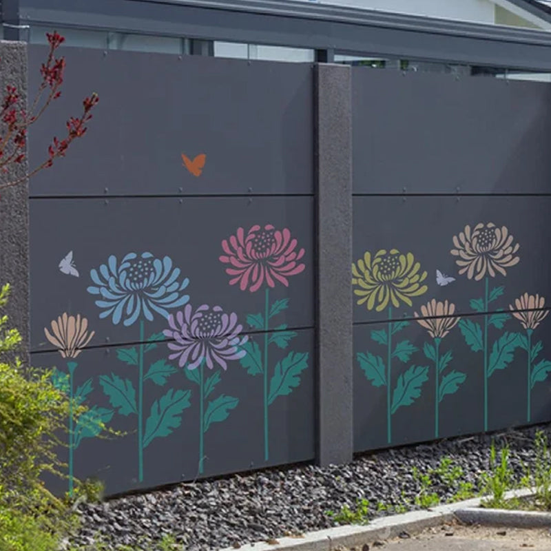 Norvo | Store Blomster Maler for Hagegjerde