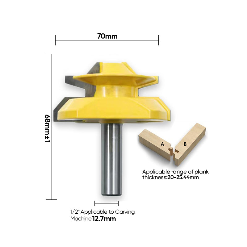 Norvo | Router Bit 45-graders limfuge låsemiter