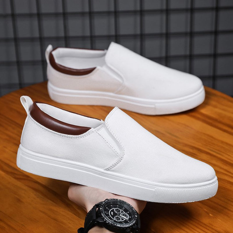 Norvo | Slip-On Sko laget av lerret for menn