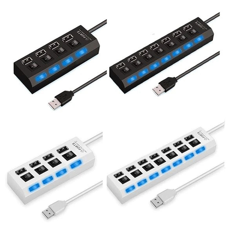 Norvo | Flere tilkoblinger Høykapasitets USB-hub