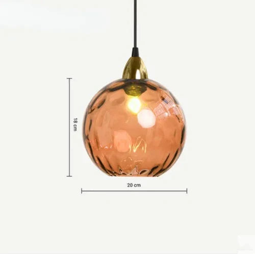 Norvo | Spherical Glass Pendant Light