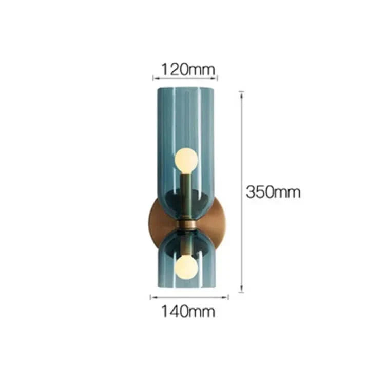 Norvo | Moderne Dobbel Glassvegglys
