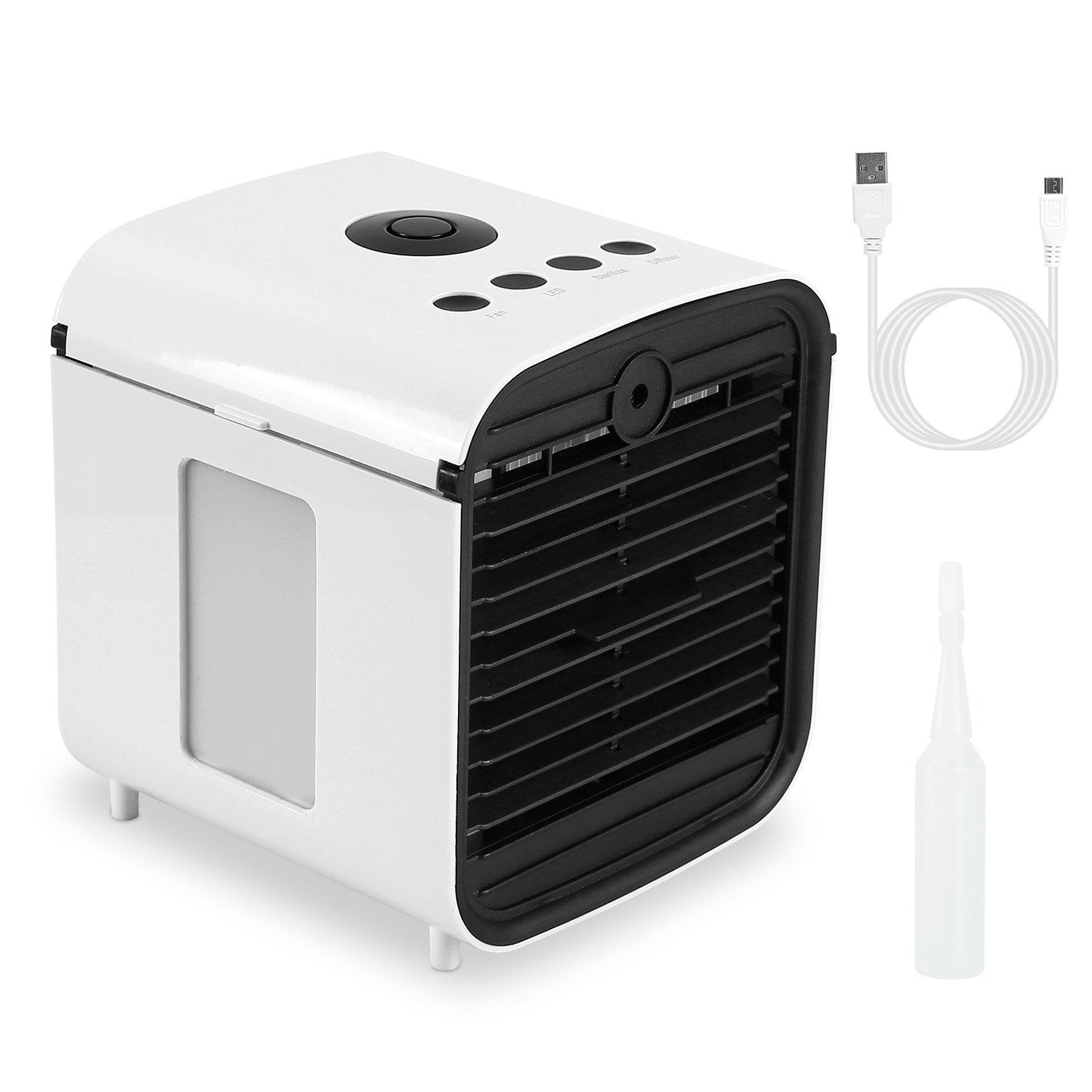 Norvo | 7-farger byttbar bærbar mini air conditioner kjøleovn vifte