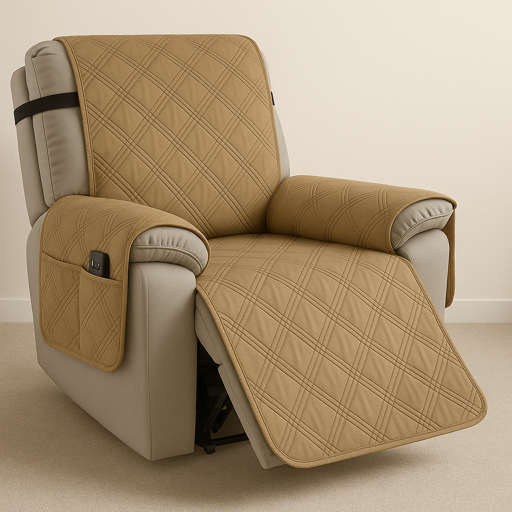 Norvo | Recliner Cover Quilted Waterproof Armchair Protector