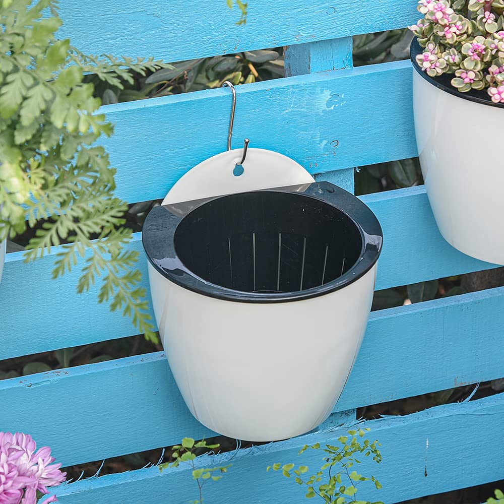 Norvo | Selvvannende hengende planterpotte – Moderne blomsterpotte for veggmontering