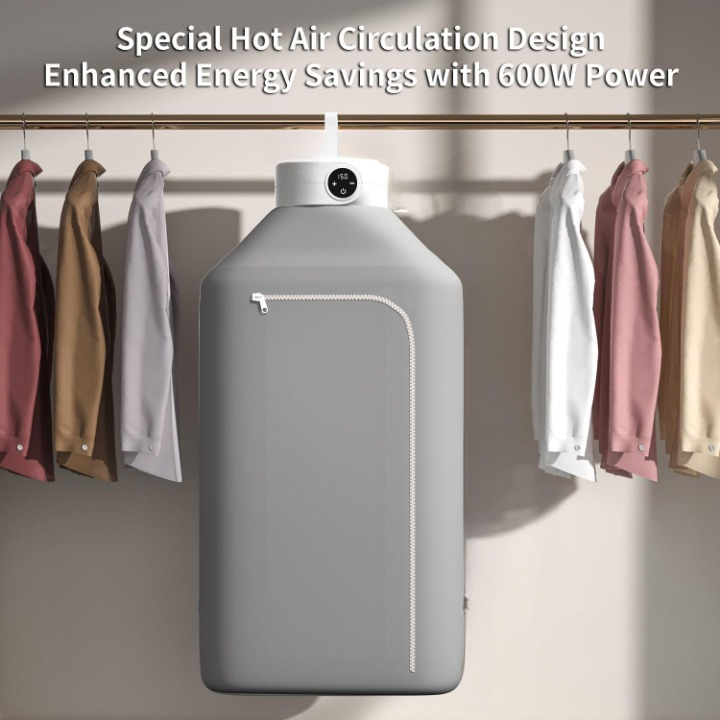 Frendorf | Bærbar Klesstativ med Foldbar Bag for Små Rom