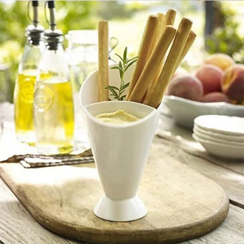 Franske poteter delt chips holder