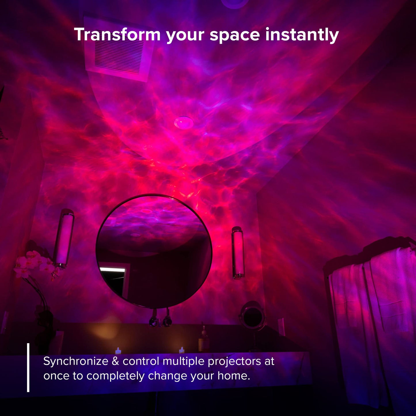 Norvo | Blisslights Sky Lite Evolve - Wifi Galaxy-projektor for meditasjon, spilling og hjemmeflerbrukersystem