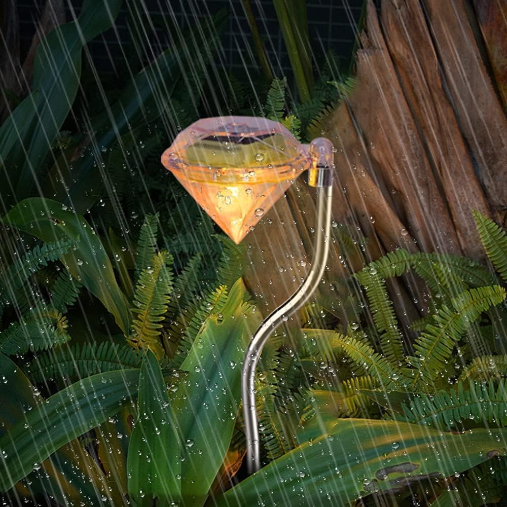 Norvo | Solhage Lys i Diamantform – LED-lamper for Ute-dekorasjon og Belysning