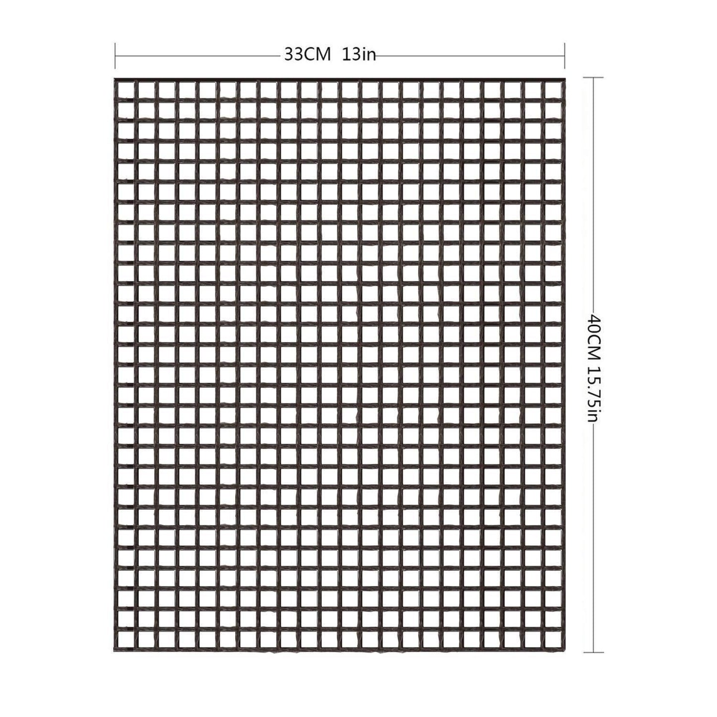 Norvo | Teflon Non-stick BBQ Grill Mesh Mat for gjenbrukbar rengjøring