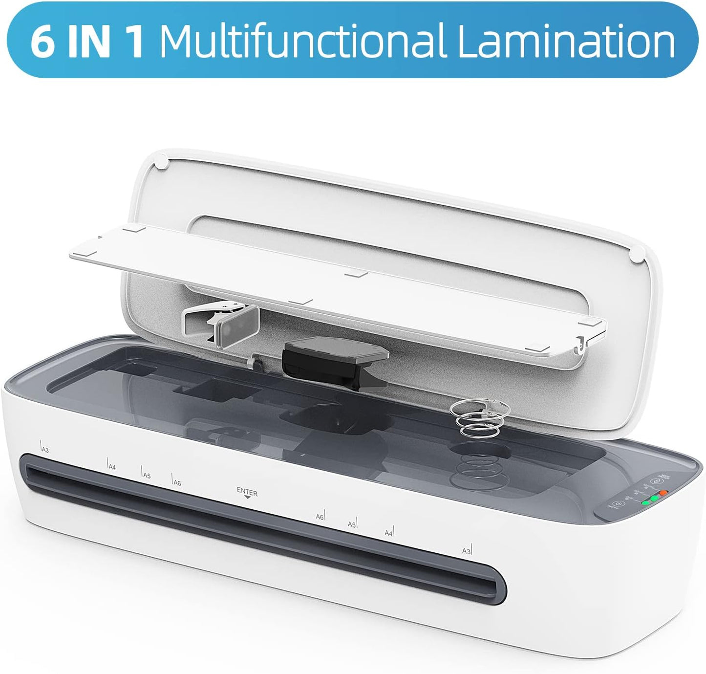 Norvo | A3 Skrivbord Laminator Sett med Varme- og Kjølemodus og 6-i-1 Funksjoner – Lexaro