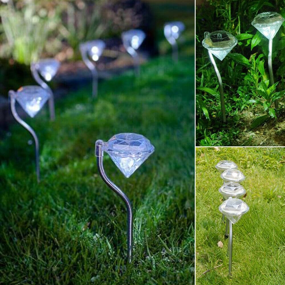 Norvo | Solhage Lys i Diamantform – LED-lamper for Ute-dekorasjon og Belysning
